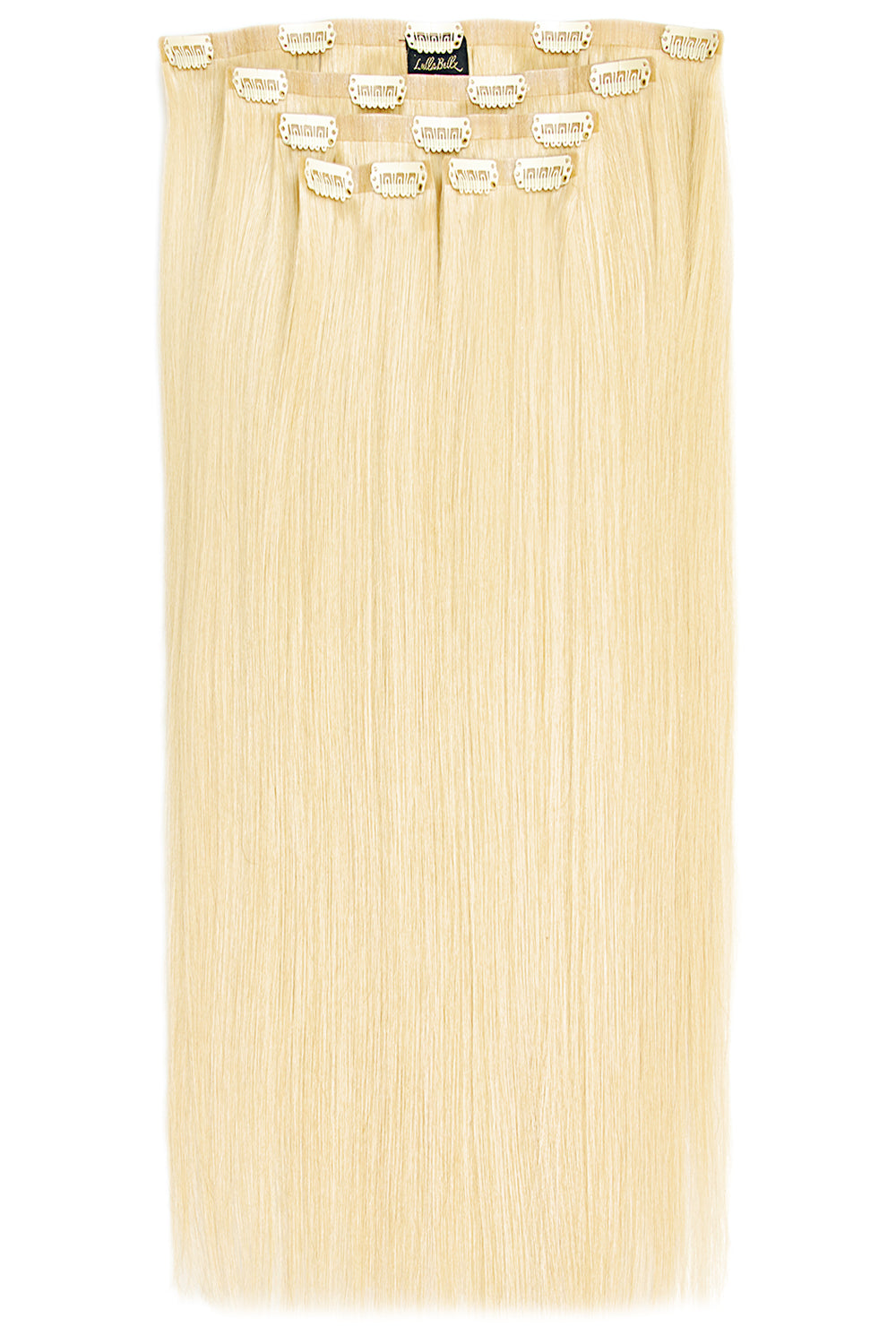 Luxury Gold 22" 5 Piece Human Hair Extensions  - Pure Blonde
