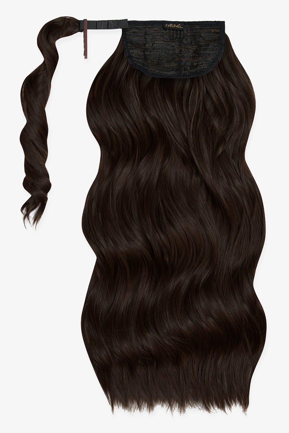 Midi Grande Brushed Out Wave 22’’ Wraparound Pony - Dark Brown