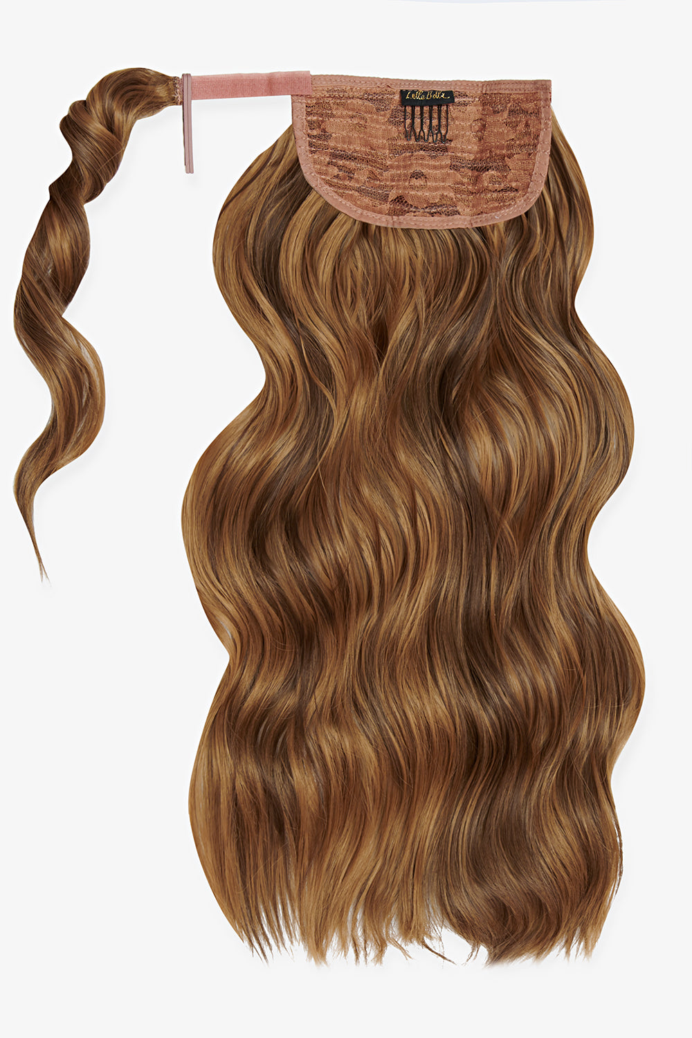 Midi Grande Brushed Out Wave 22’’ Wraparound Pony - Toffee Brown