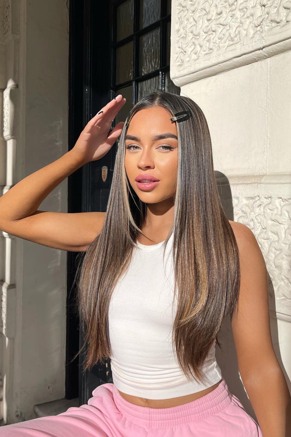 Super Thick 22" 5 Piece Straight Clip In Hair Extensions - LullaBellz - Blondette