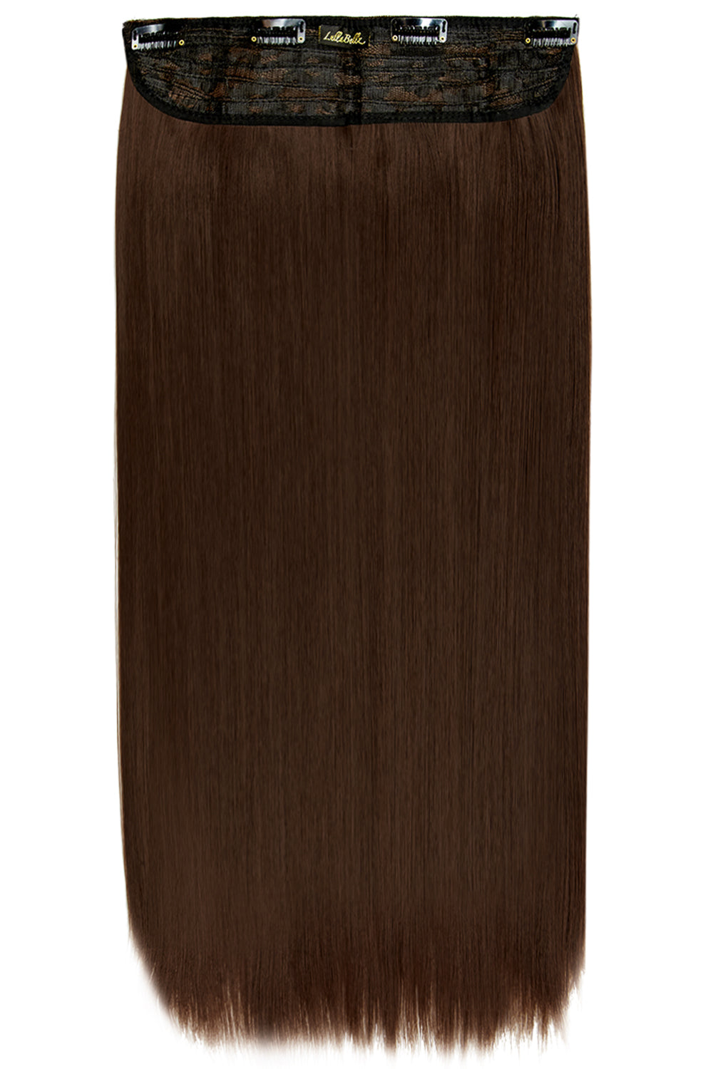 Thick 24" 1 Piece Straight Clip In Hair Extensions - Golden Brown