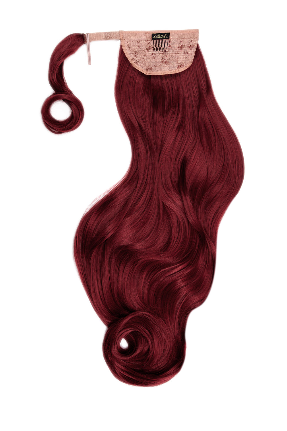 Grande 26" Blow Dry Wraparound Pony - Burgundy Festival Hair Inspiration