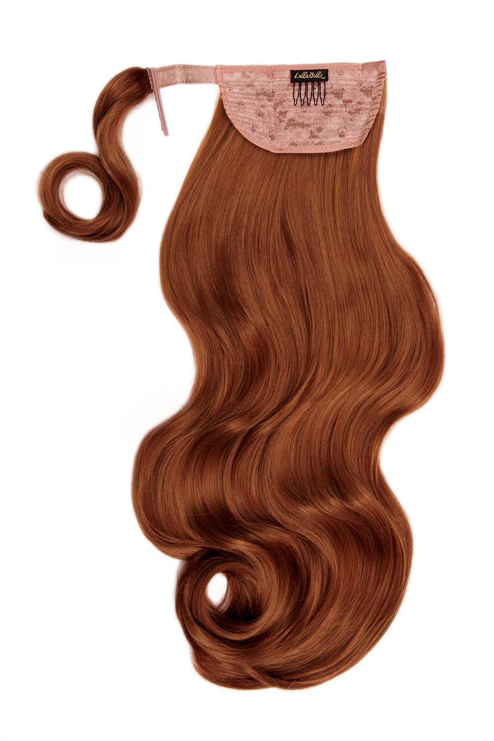 Grande 26" Blow Dry Wraparound Pony - Copper Red Festival Hair Inspiration