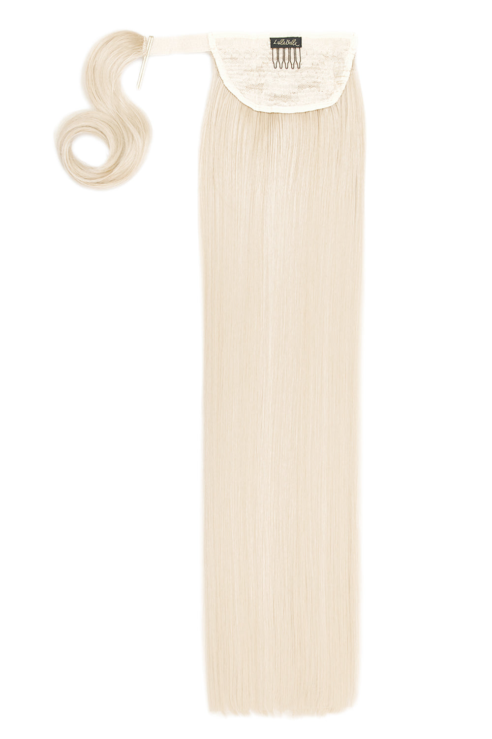 Grande Lengths 26" Straight Wraparound Ponytail - Bleach Blonde