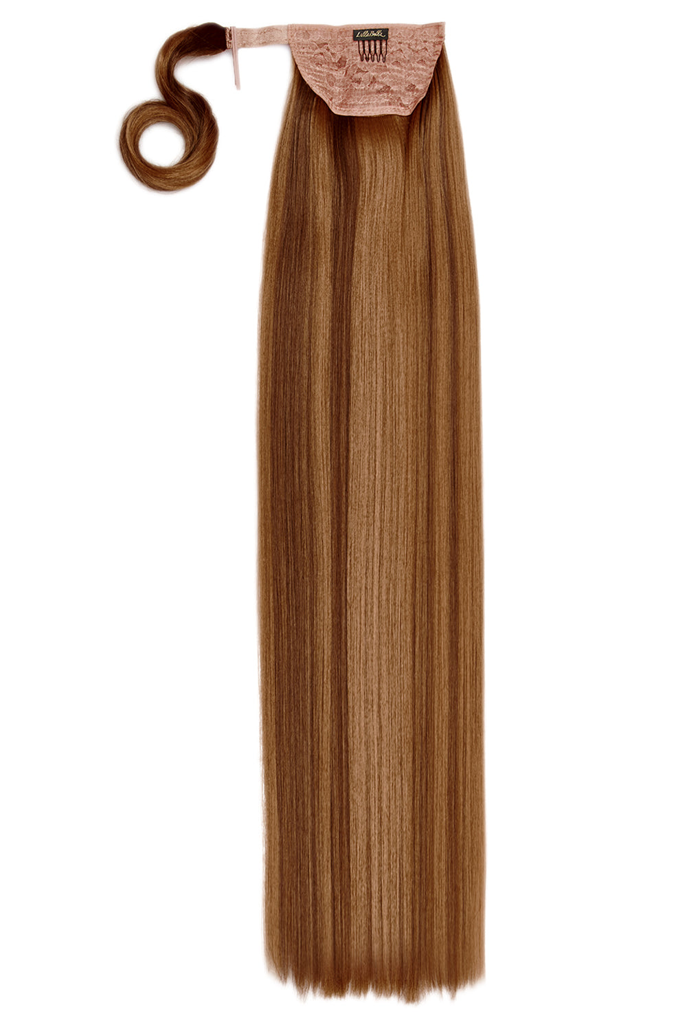 Extra AF 34’’ Straight Wraparound Pony - Toffee Brown Festival Hair Inspiration