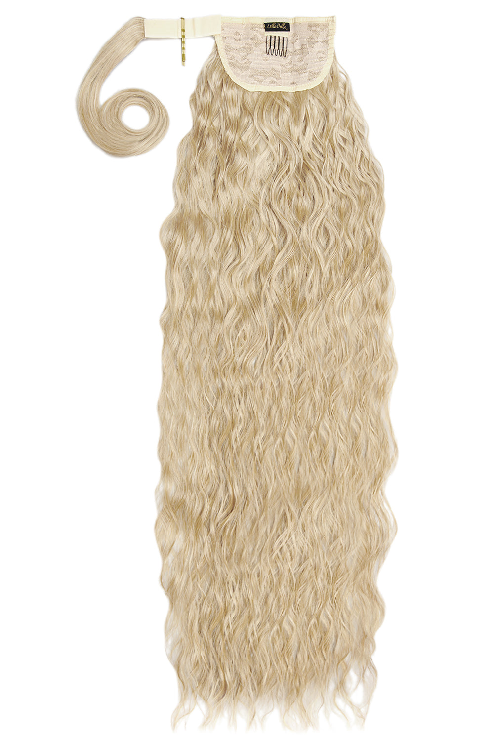 Extra AF 34’’ Textured Wave Wraparound Pony - California Blonde Festival Hair Inspiration