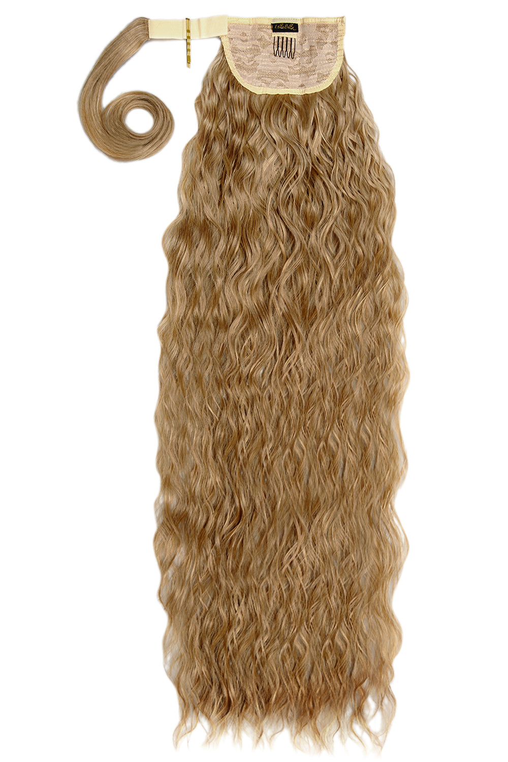 Extra AF 34’’ Textured Wave Wraparound Pony - Harvest Blonde