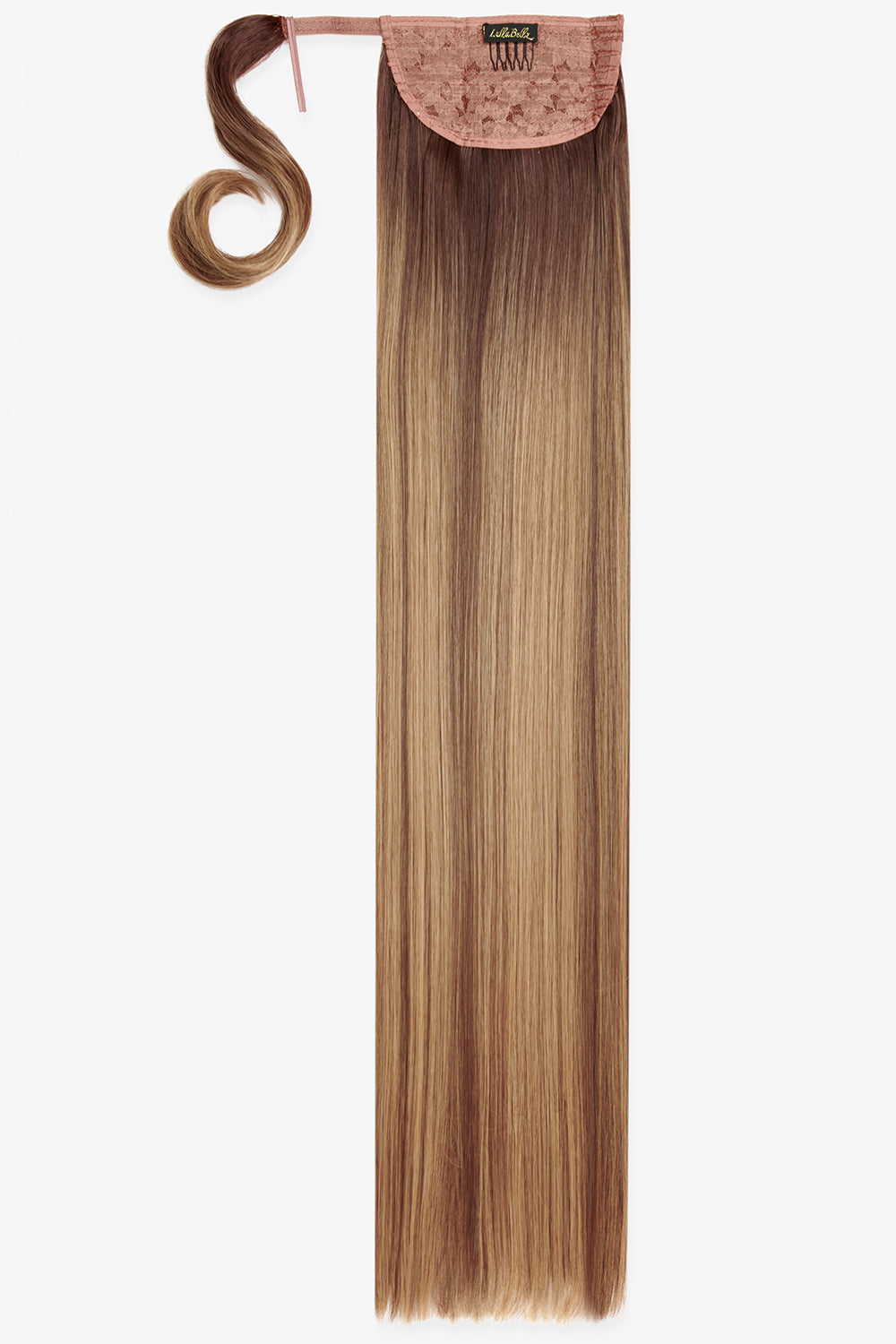 Extra AF 34’’ Straight Wraparound Pony - Rooted Mellow Brown