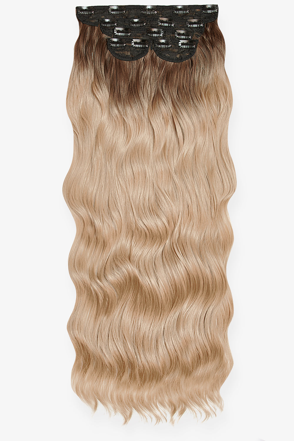 Extra AF 34’’ 5 Piece Natural Wavy - Rooted California Blonde