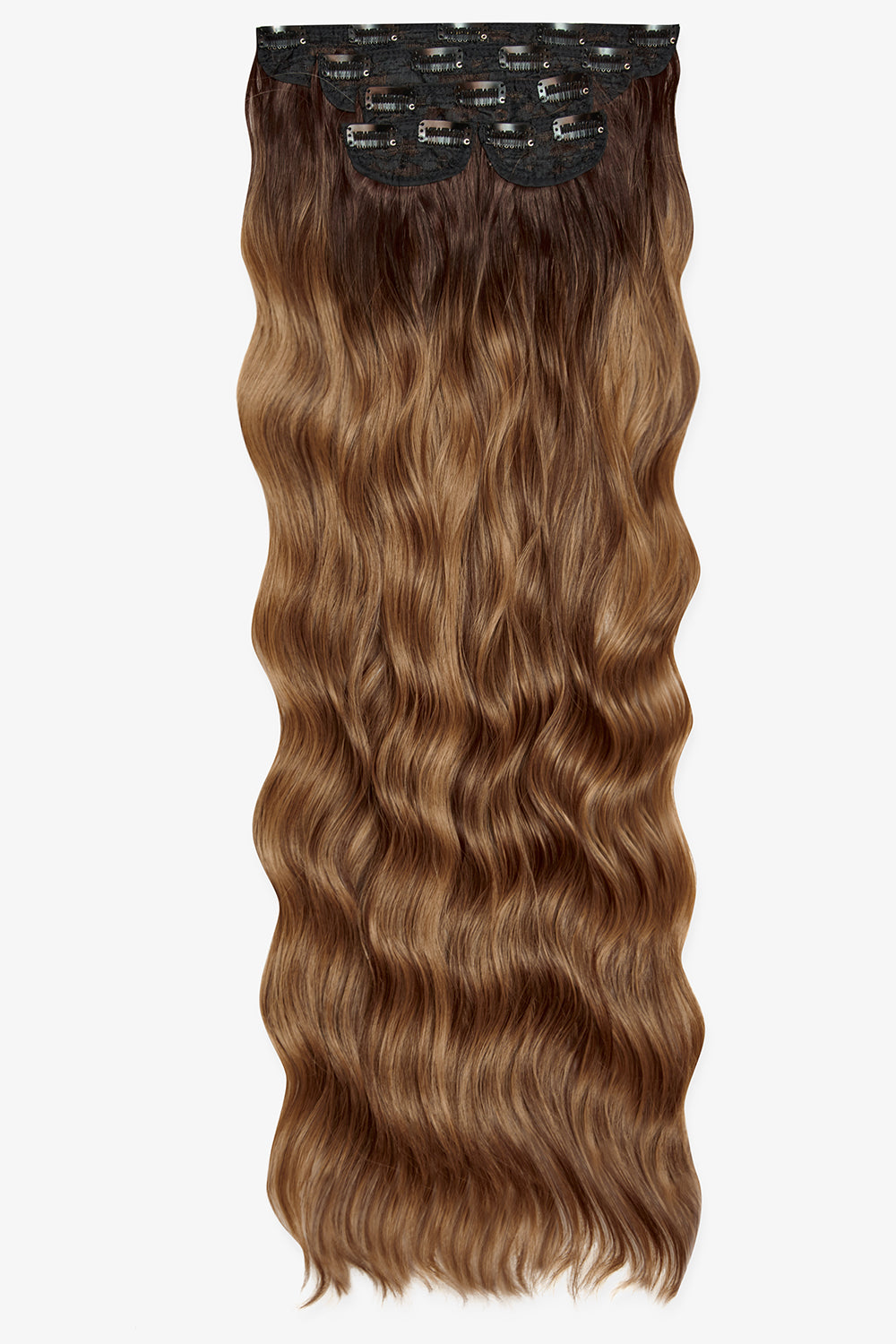 Extra AF 34’’ 5 Piece Natural Wavy - Rooted Mellow Brown