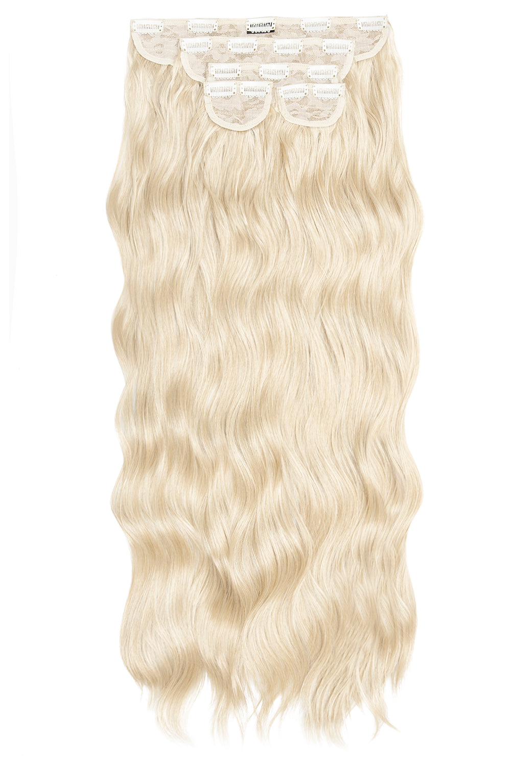 Extra AF 34’’ 5 Piece Natural Wavy - Bleach Blonde Festival Hair Inspiration