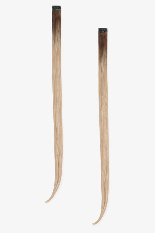 Face Framing Booster Clip In Hair Extensions - Rooted California Blonde
