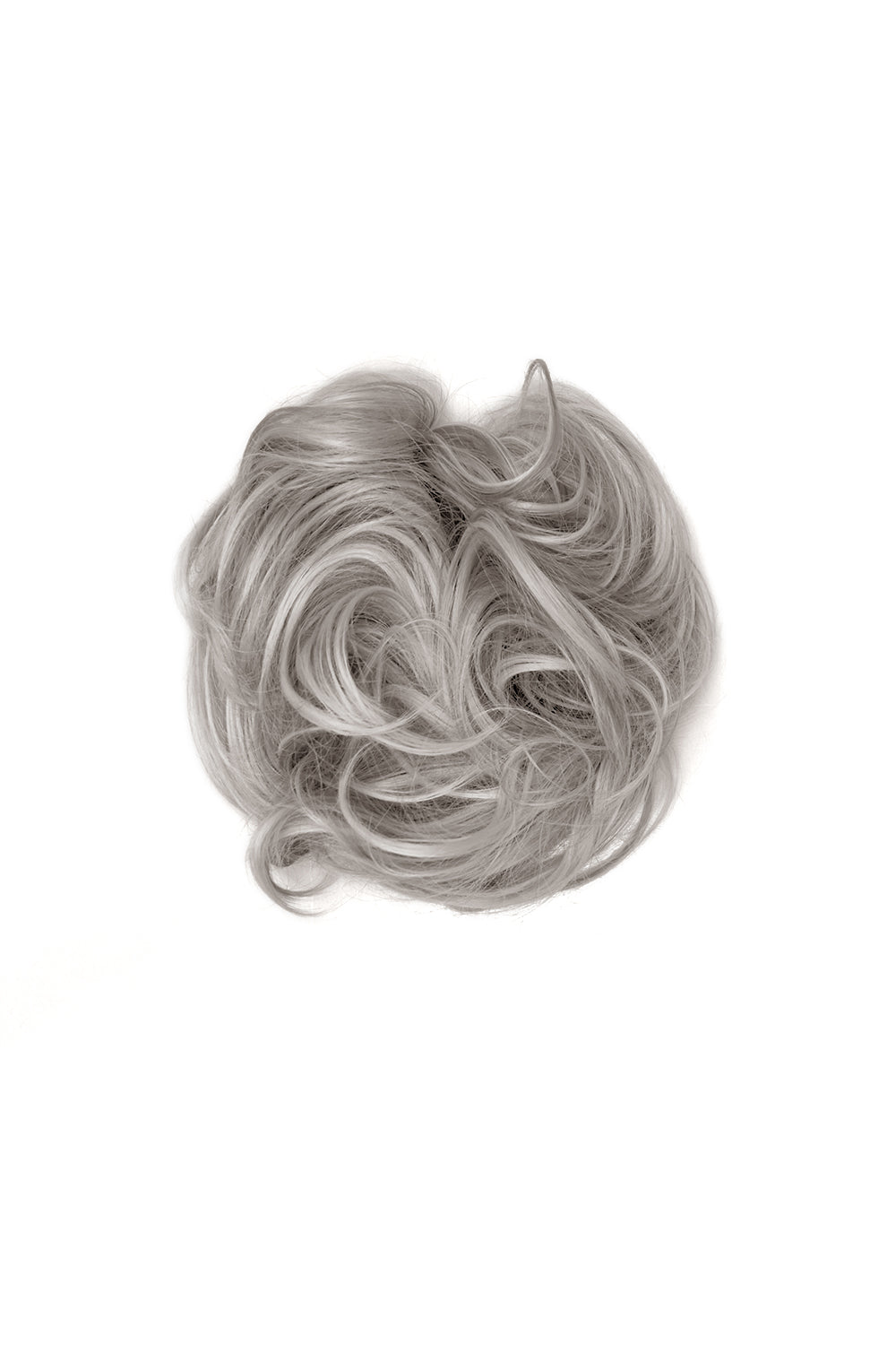 Premium Messy Bun Hair Up Scrunchie - LullaBellz  - Silver Grey