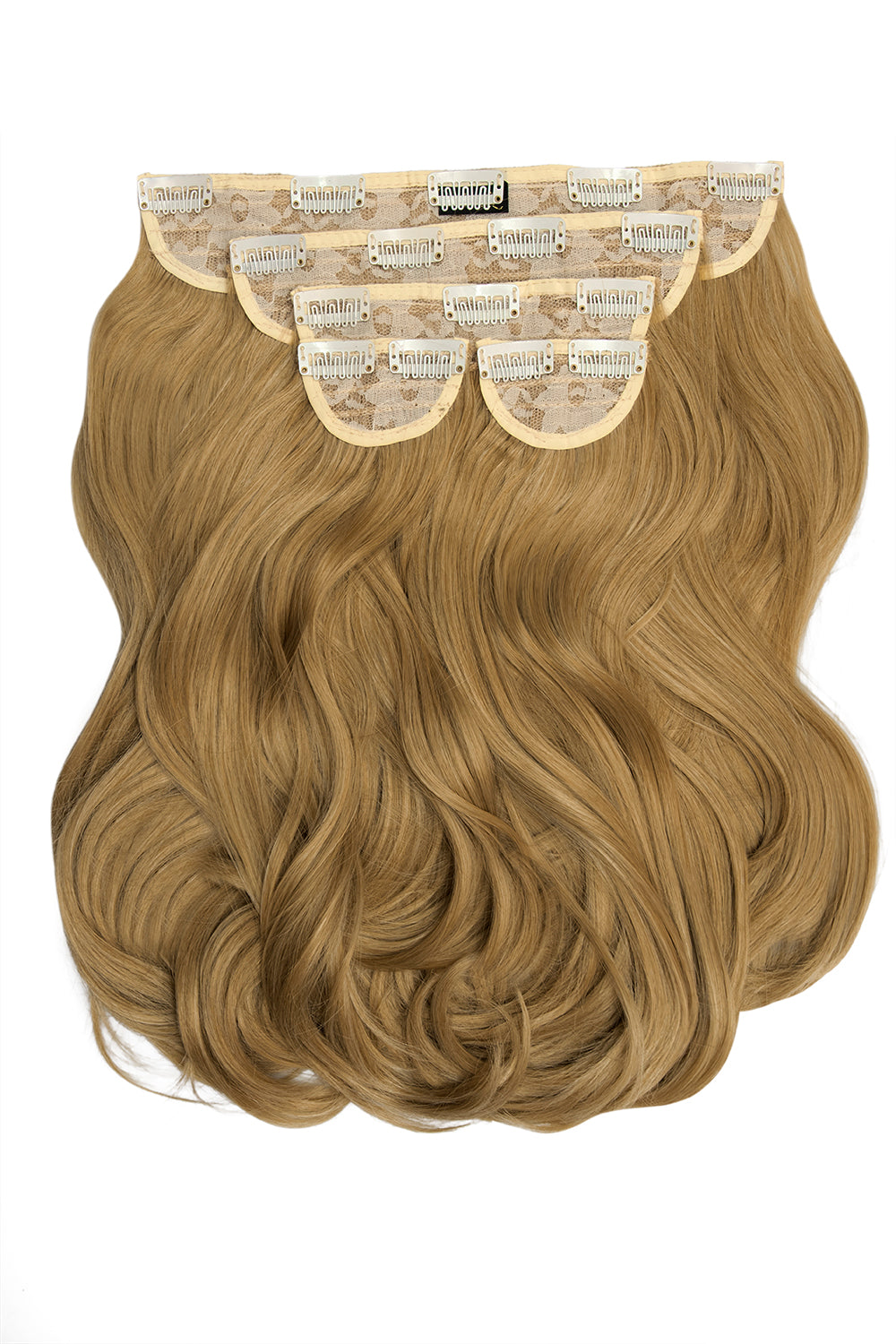 Super Thick 16" 5 Piece Blow Dry Wavy Clip In Hair Extensions - Harvest Blonde