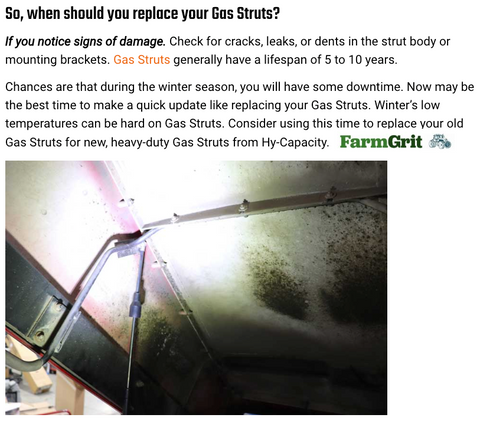 When to replace your gas struts