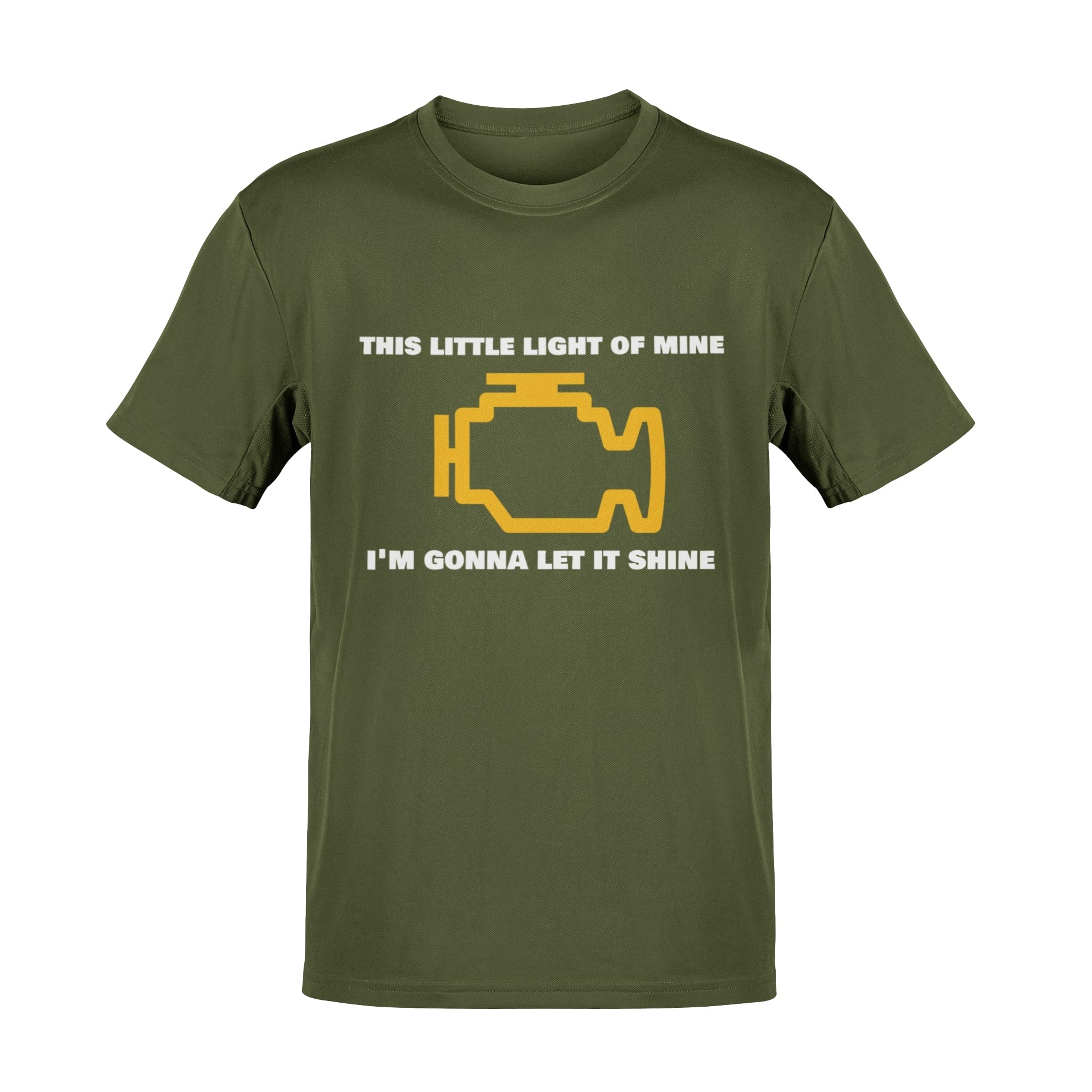 Lustiges T-Shirt Motor Warnleuchte Dieses kleine Licht von mir Auto Witz Geschenkidee - Bild 10 von 13