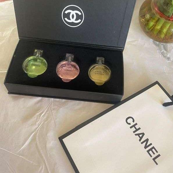 Chance Chanel 3 in 1( 7.5ml) Miniature Gift Set (black ribbon Box) Per –  BlushyLady