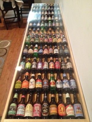 Beer Bottle Table