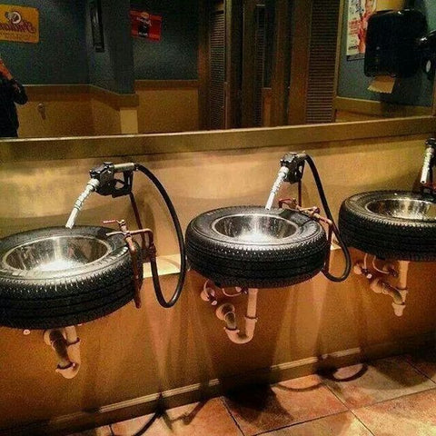 Man Cave Tire Sinks