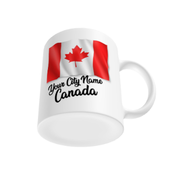 Souvenir Canada Flag Coffee Mug