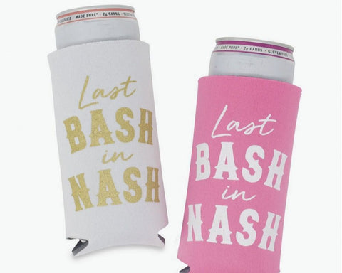 Last Bash In Nash Skinny Can Coolers Koozies