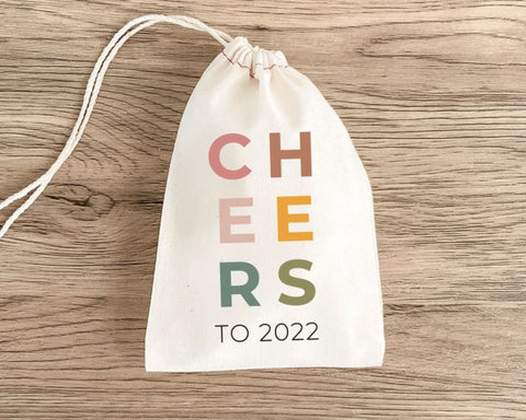 New Years Cheers Holiday Favor Bags