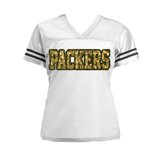 49ers Glitter Women’s Jersey Shirt, San Francisco Niners
