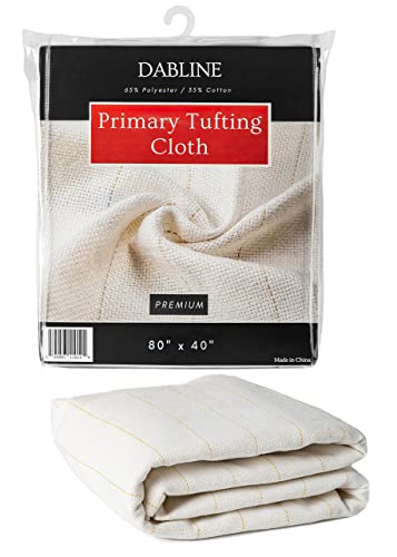Yoquare 83x39 Primary Tufting Cloth with Marked Lines, 70.9x31.5  Tufting Rug Backing Fabric, Large Monk Cloth Kit,Rug Tufting Supplies,Rug  Making