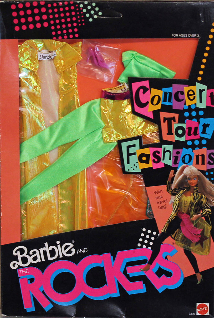 1986 Barbie and the Rockers Concert Tour Fashion w/orange pants