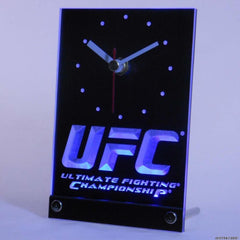 UFC Ultimate Fight Championship Table Desk 3D LED Clock