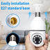 Security Monitor Cam 4X Digital Zoom Bulb