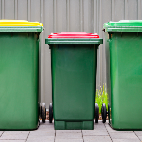 confidential waste wheelie bin sizes