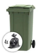 240 Litre Wheelie Bin