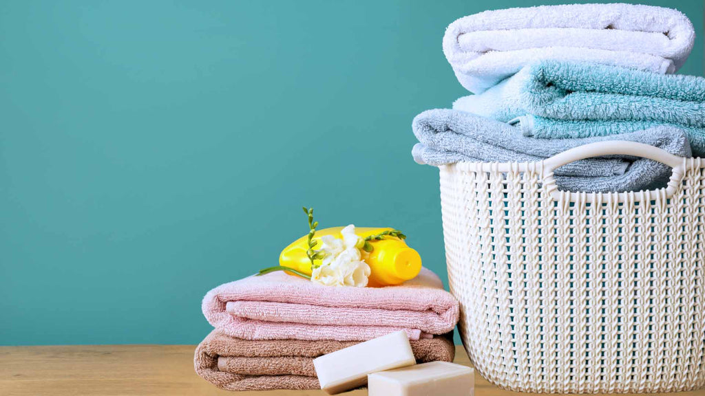 zero-twist towels in laundry