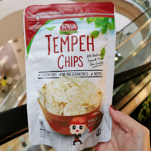 Woh! Tempeh chips for office pantry snacks and corporate gifting