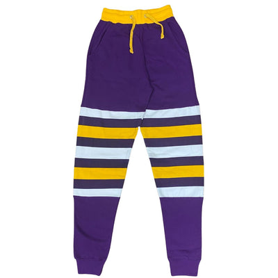 Mardi Gras Leggings Purple Mask Pattern