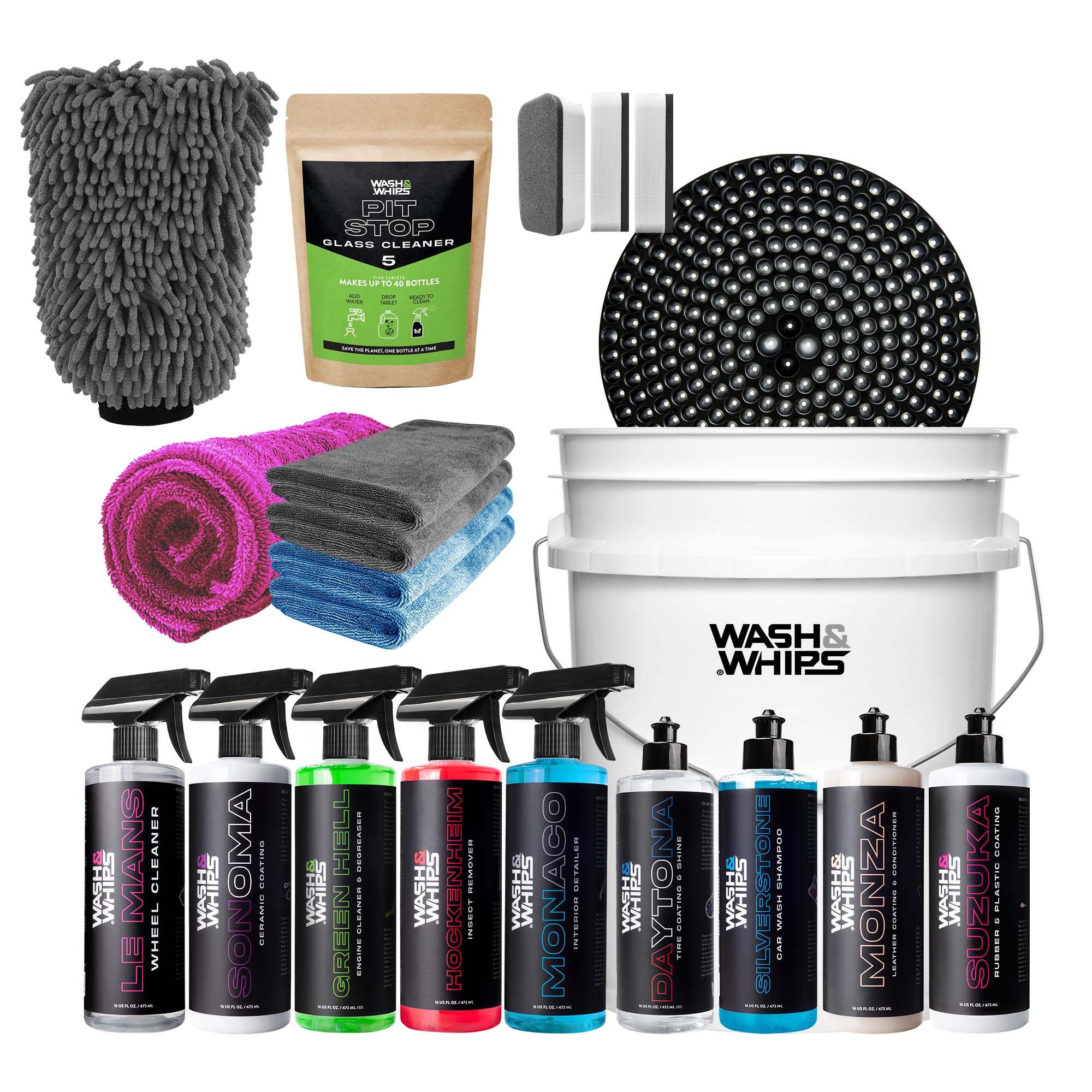 25pc Car Detailing Kit Interior Cleaning Dart 5109 Horse Hair