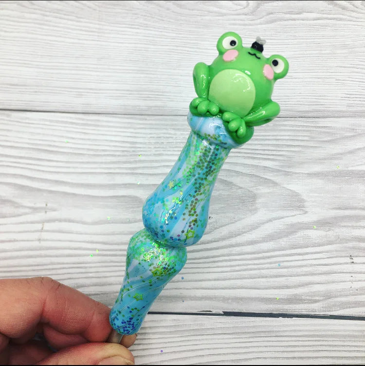 Froggy Ergonomic Ready to Ship Crochet Hook