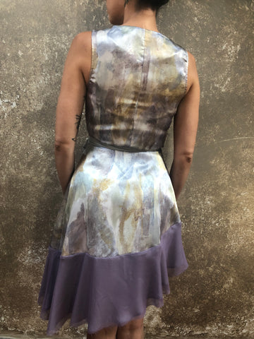 Bianca Rachele Watercolor Wrap Dress