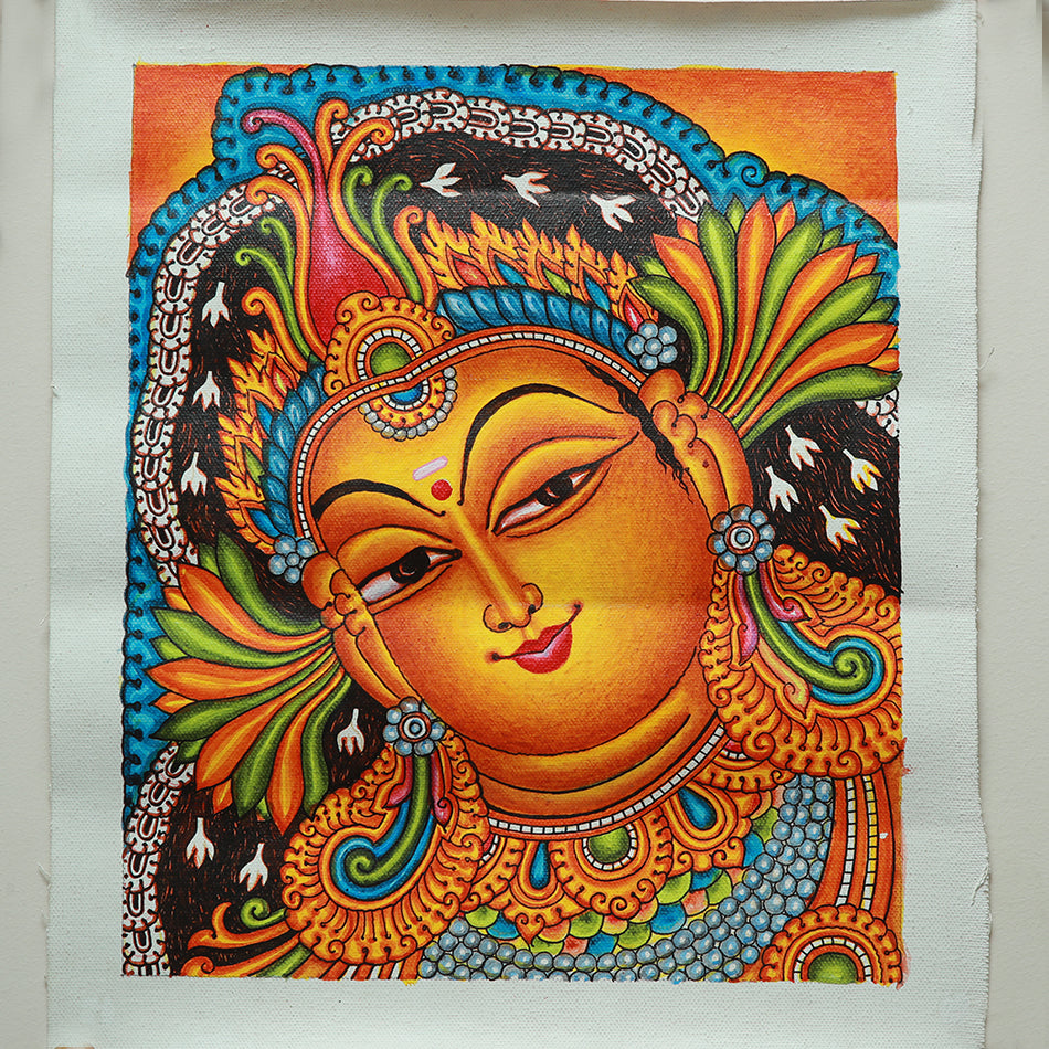 Lord Krishna Mural Painting - Desically Ethnic