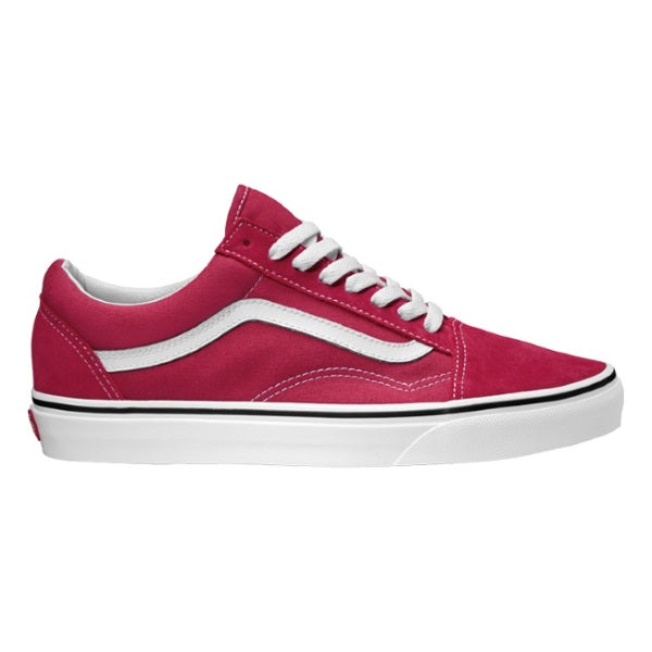 vans old skool crimson true white