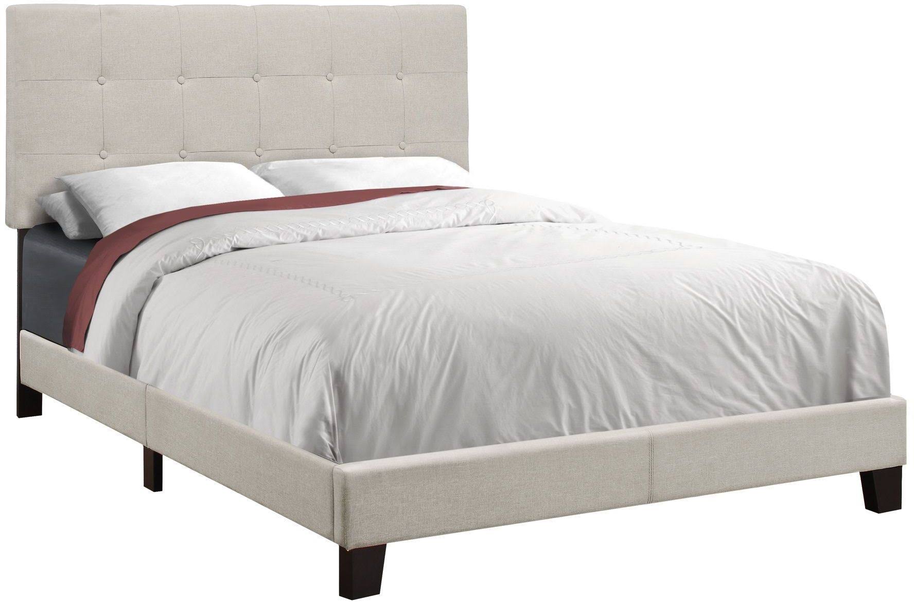 5921F Beige Linen Full Upholstered Bed KCJ1_I4OEY01