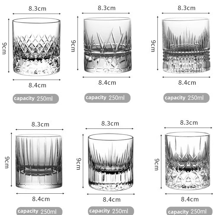 GoGlassCup Edo Kiriko Whiskey Glass