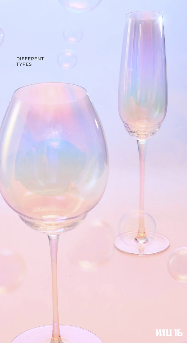 MU16 Bubble Series Champagne Glasses 2 Pack