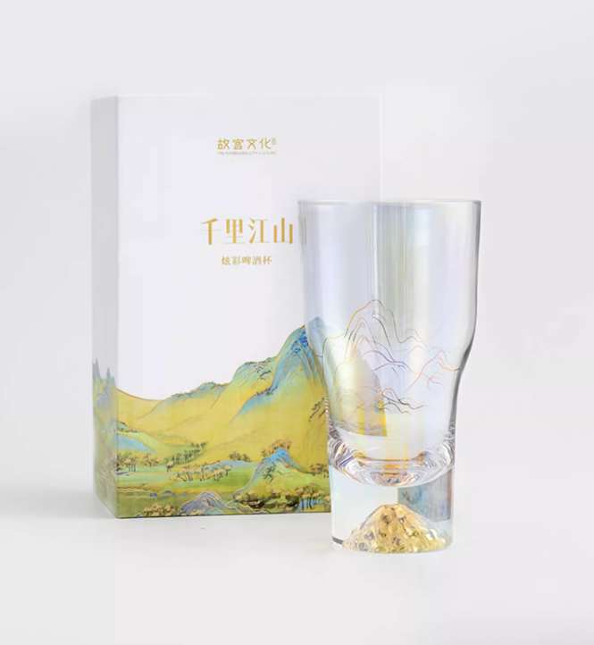 Forbidden City Colorful Crystal Beer Mug