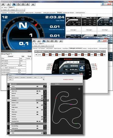MXS Strada is configured via Race Studio3