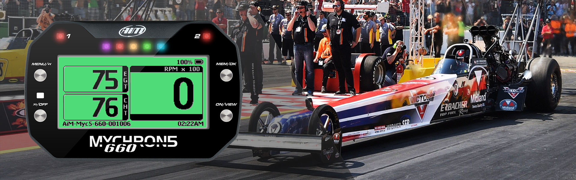 Mychron5 660 Drag Racing Datalogger