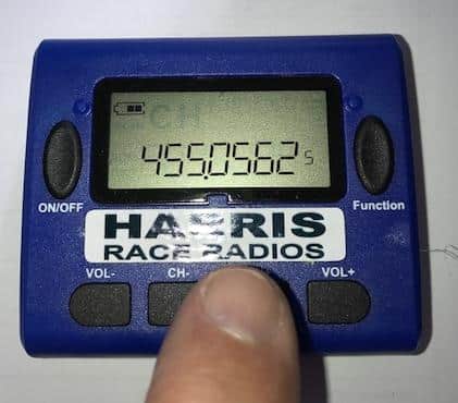 Harris Race Radios Oneway receiver.