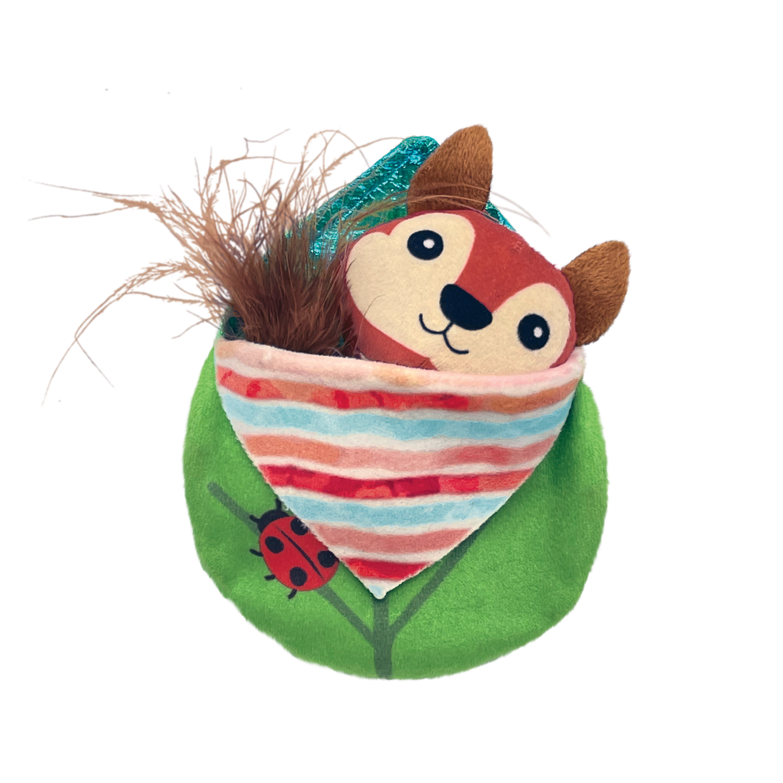KONG Pull-a-Partz Tuck Catnip Cat Toy (All Sizes)