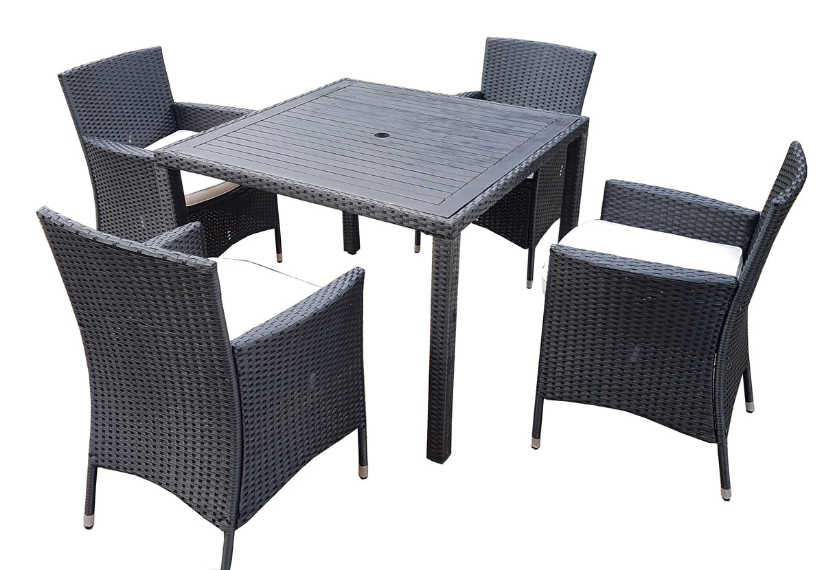 RATTAN WICKER CONSERVATORY OUTDOOR GARDEN FURNITURE PATIO CUBE TABLE C